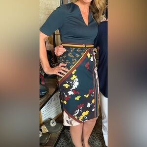 Ted Baker floral belt dress size 2